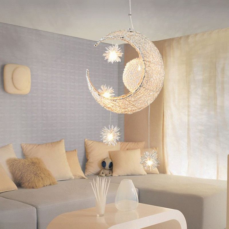 Star Moon 5W LED Pendant Light / White light / 5W
