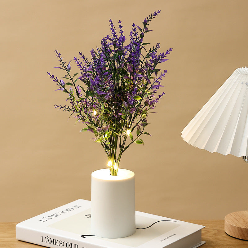Lavender Decorative Bedside Lamp