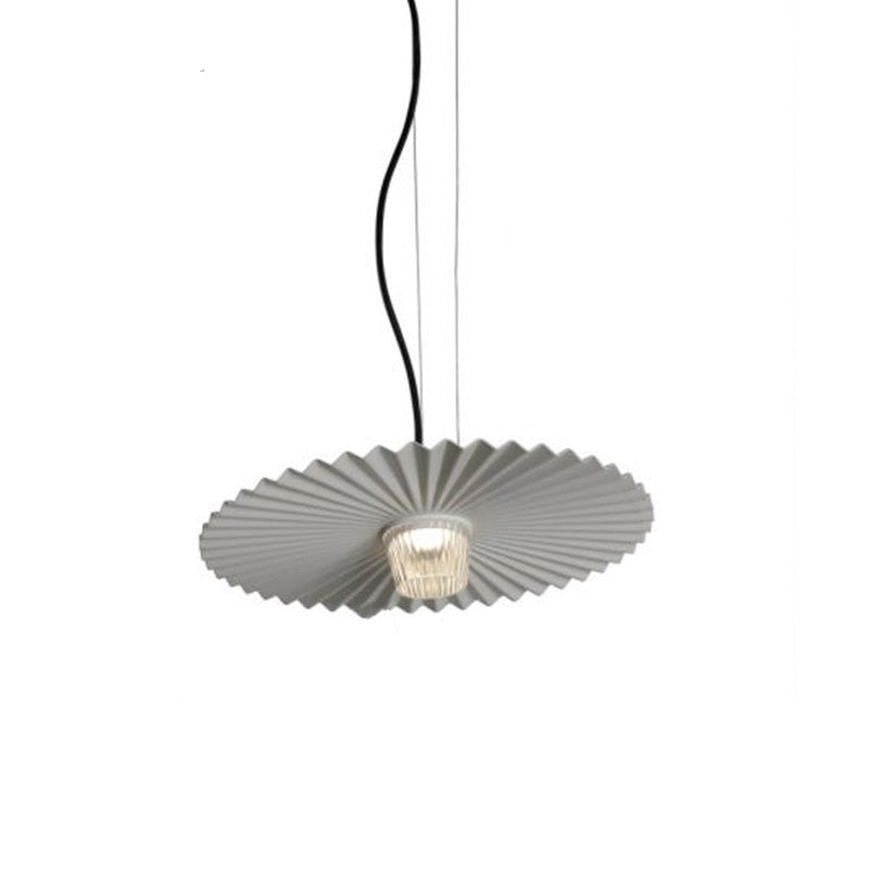 Modern Iron LED Pendant Light / Black / 51cm
