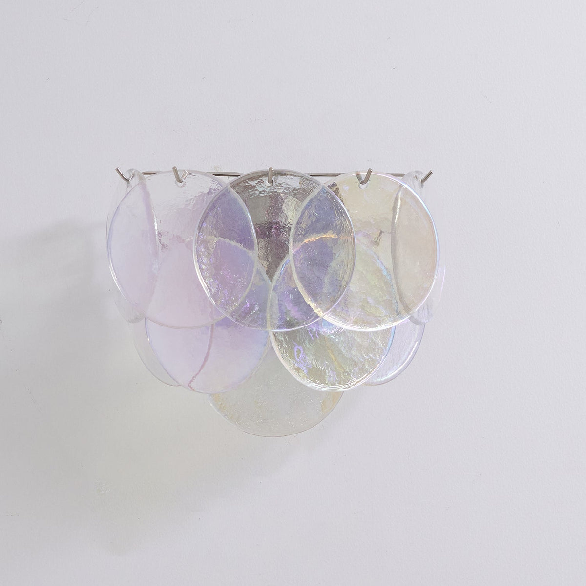 Layered Murano-Style Glass Wall Light