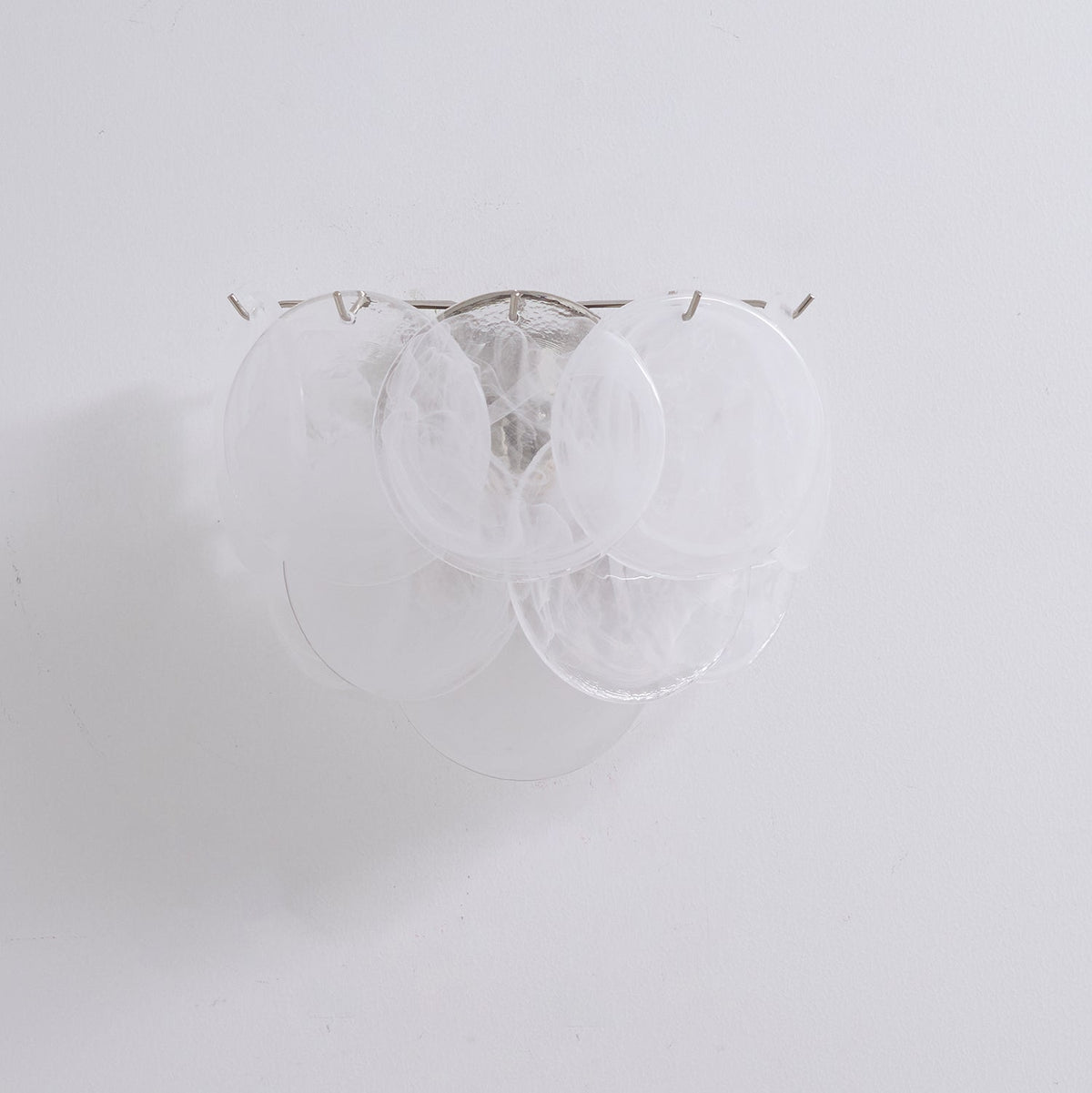 Layered Murano-Style Glass Wall Light